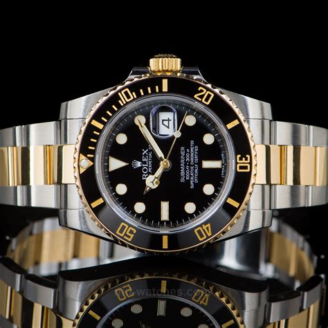 rolex submariner date two tone|rolex submariner cheapest price.